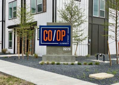 Coop Summer Street Sign