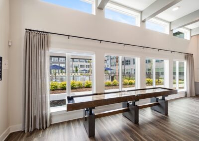 Shuffleboard in Gameroom